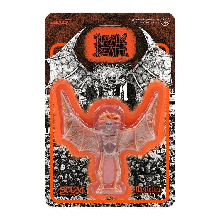Super7 Napalm Death ReAction Scum Demon (Orange) Figure