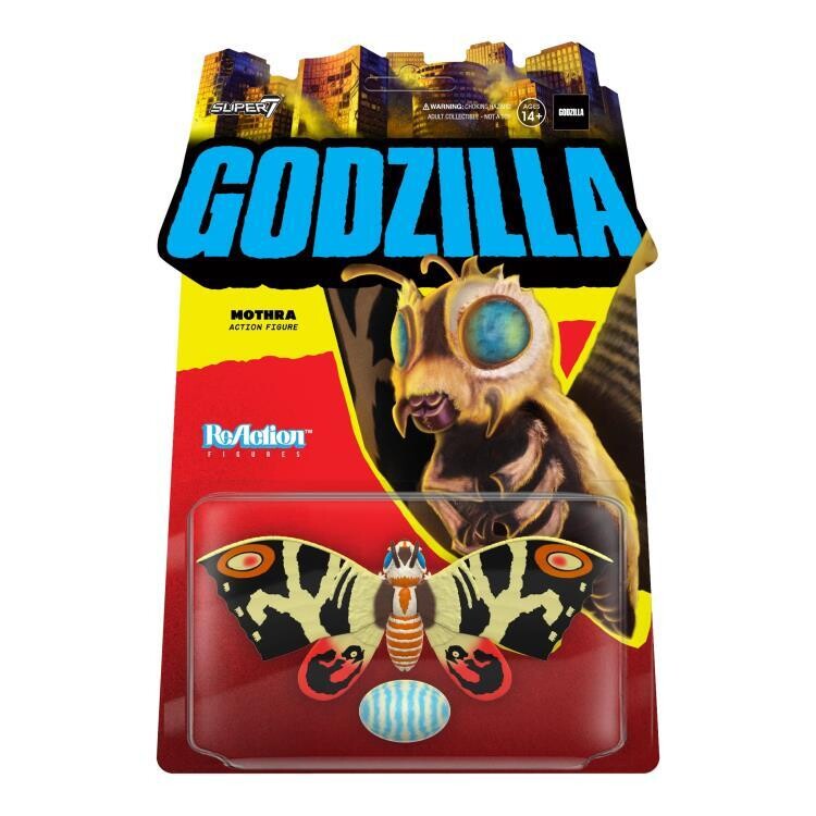 Super7 Toho ReAction Mothra Figure