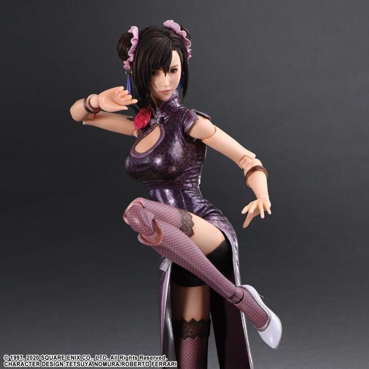 FINAL FANTASY VIIR PLAY ARTS KAI TIFA LOCKHART SPORT / FIGHTER DRESS VERSION
