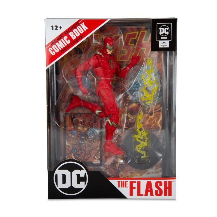 DC DIRECT COLLECTIBLES 7" PAGE PUNCHERS FLASH  WAVE 1: BARRY ALLEN THE FLASH