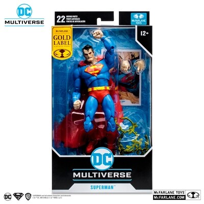 MCFARLANE TOYS DC MULTIVERSE SUPERMAN BATMAN: HUSH  (GOLD LABEL)