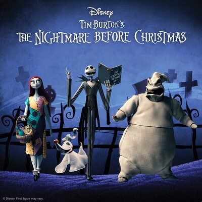Super7 - Disney Classic Animation ULTIMATES! Wave 4 - Set of 3 (Tim Burton's The Nightmare Before Christmas)