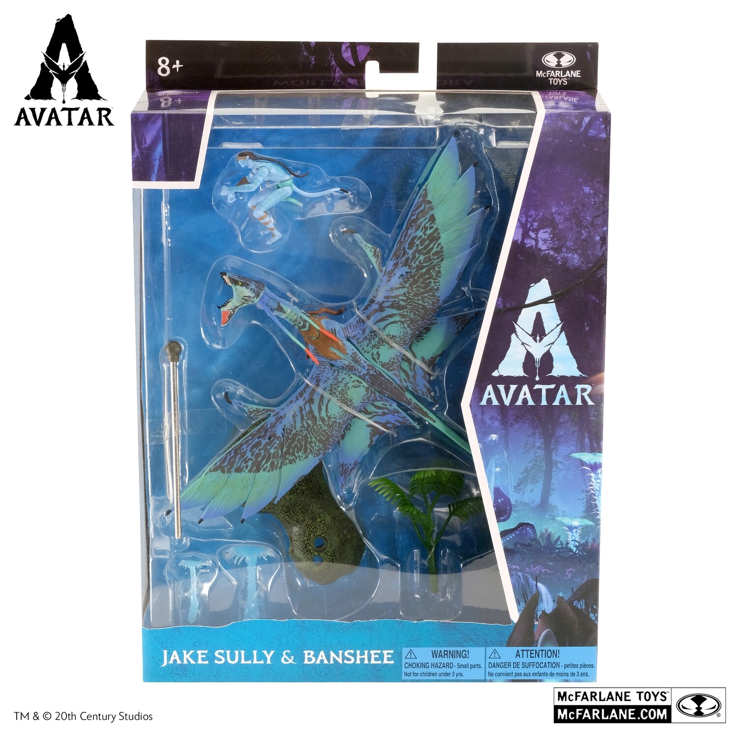 Avatar 1 World of Pandora Jake Sully and Banshee Large Deluxe Action Figure