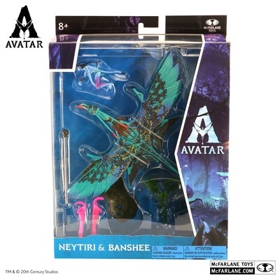 Avatar 1 World of Pandora Seze Banshee Vehicle and Neytiri Large Deluxe Action Figure