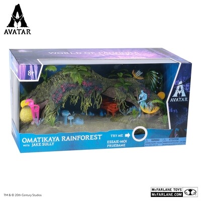 Avatar 1 World of Pandora Omatikaya Rainforest with Jake Sully Deluxe Playset