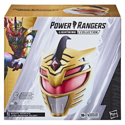 Power Rangers Lightning Collection Mighty Morphin Lord Drakkon Helmet Role Play Item