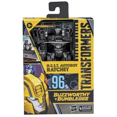 Transformers Studio Series Buzzworthy Bumblebee Deluxe 96BB N.E.S.T. Autobot Ratchet