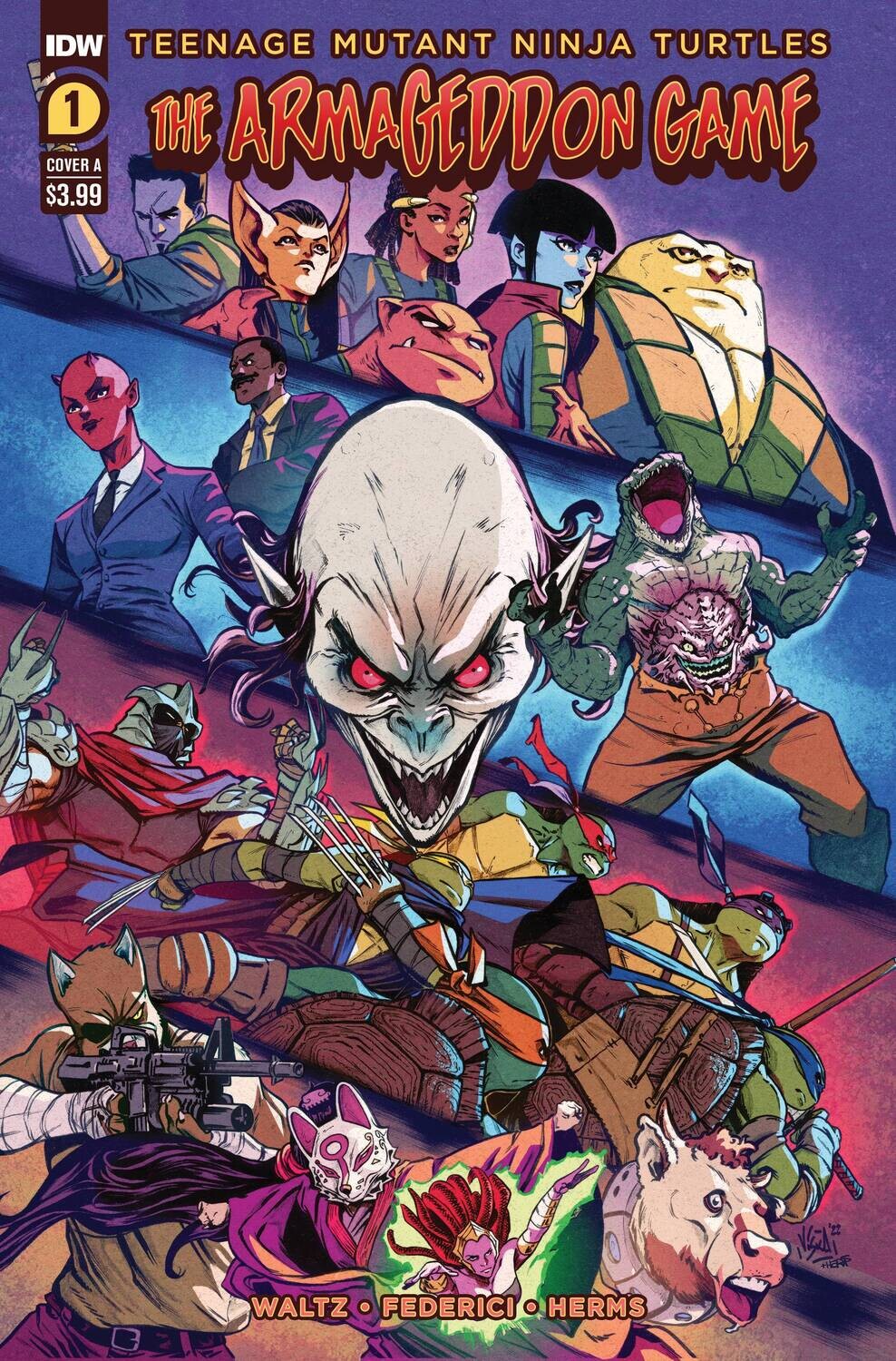 TMNT ARMAGEDDON GAME #1 CVR A FEDERICI
IDW PUBLISHING
(28th September 2022)