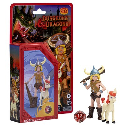 Dungeons & Dragons Cartoon Classics 6" Scale Bobby & Uni 2-Pack