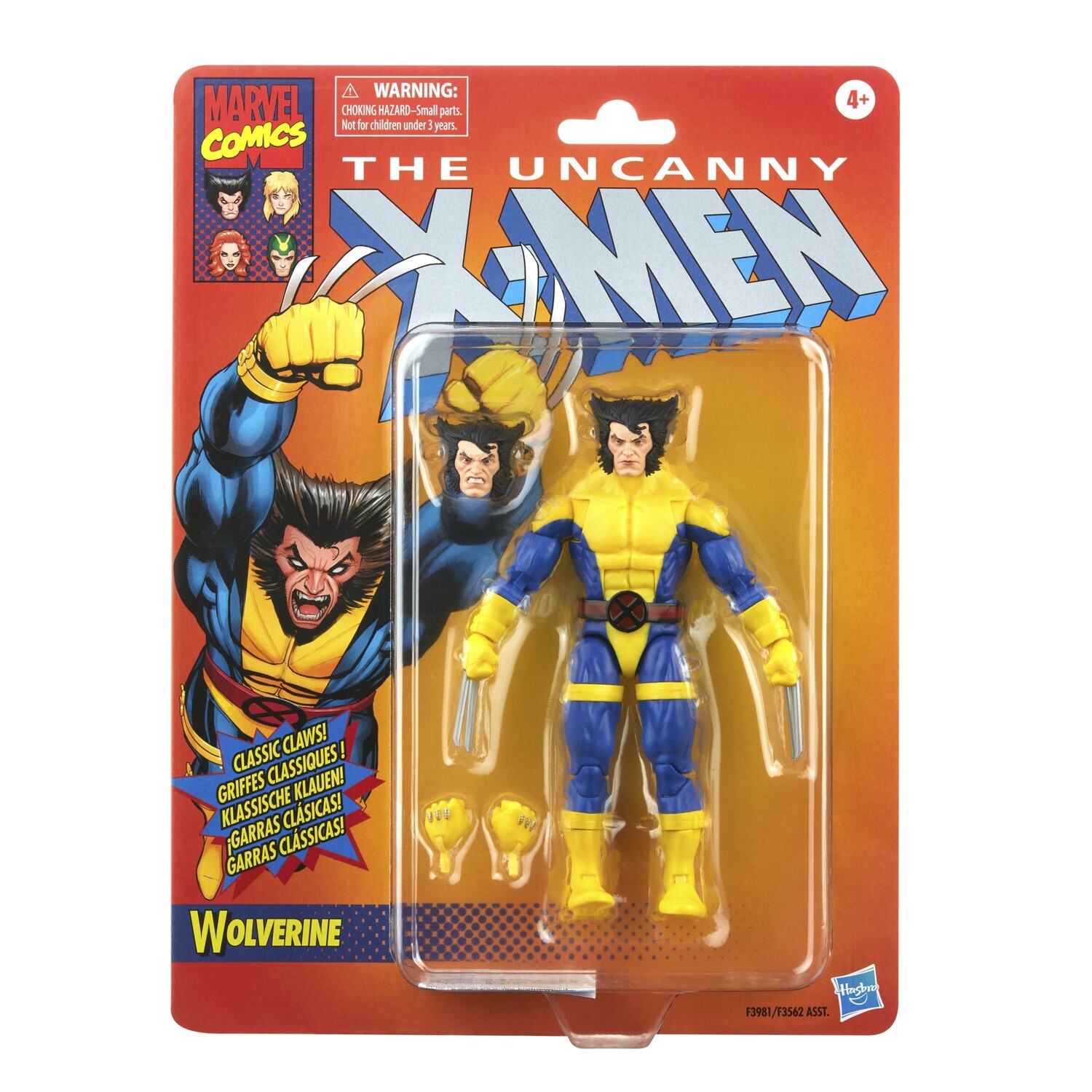 Marvel Legends 6" X-Men Retro Wave 2 - Wolverine (Team Suit)