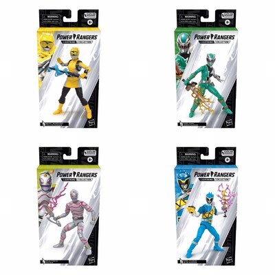 Power Rangers Lightning Collection Wave 13 - Set of 4 Action Figures
