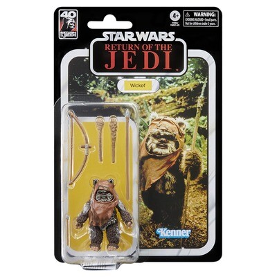 Star Wars The Black Series 6" Wicket the Ewok (40th Anniversary ROTJ)