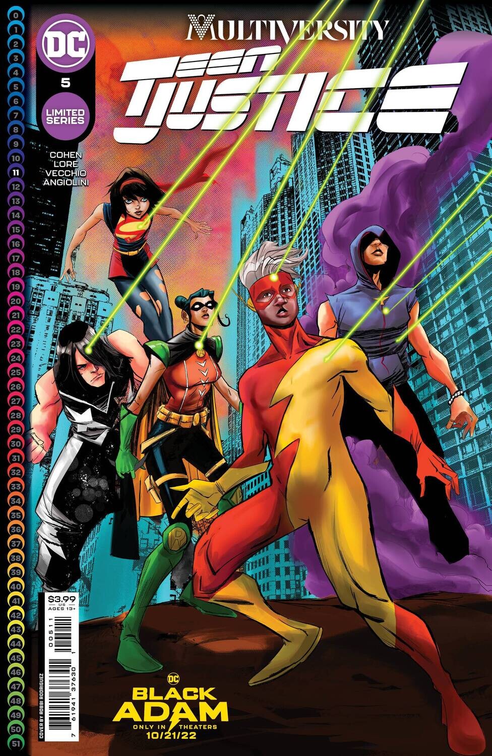 MULTIVERSITY TEEN JUSTICE #5 (OF 6) CVR A RODRIGUEZ
DC COMICS
(5th October 2022)