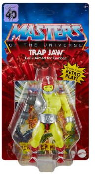 Masters of the Universe Origins Trap Jaw Action Figure (VARIED US/EU CARD and Mini Comic)