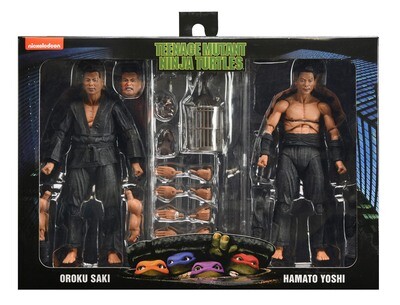 NECA 7 NECA 7" SCALE TMNT MOVIE Ultimate Shadow Warriors 2 Pack