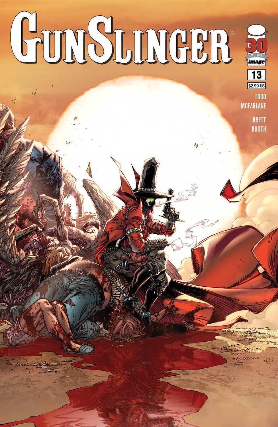 GUNSLINGER SPAWN #13 CVR B BOOTH
IMAGE COMICS
(19th October 2022)
