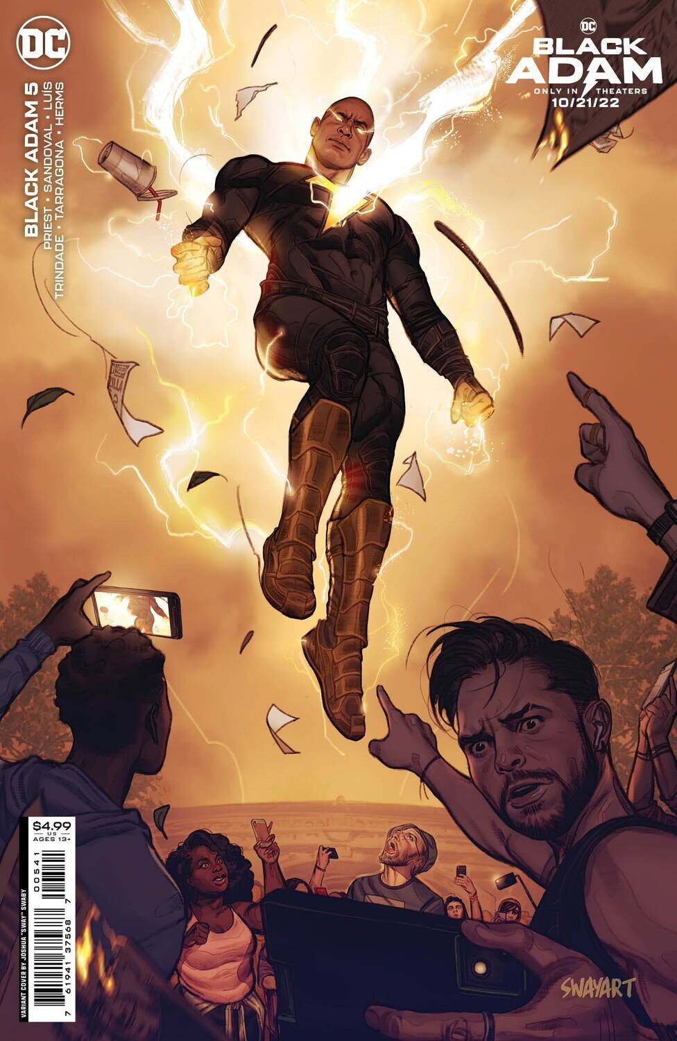 BLACK ADAM #5 CVR A RODRIGUEZ
DC COMICS
(19th October 2022)