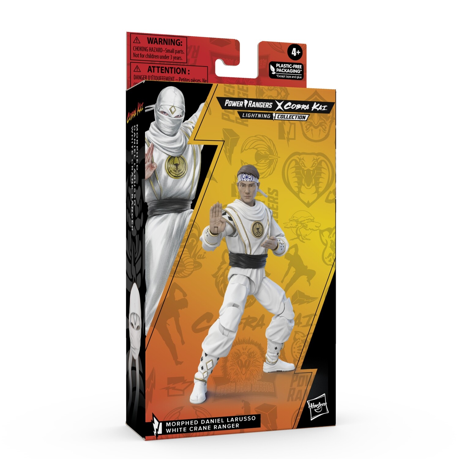 Power Rangers Lightning Collection Mighty Morphin X Cobra Kai Daniel LaRusso Morphed White Crane Ranger