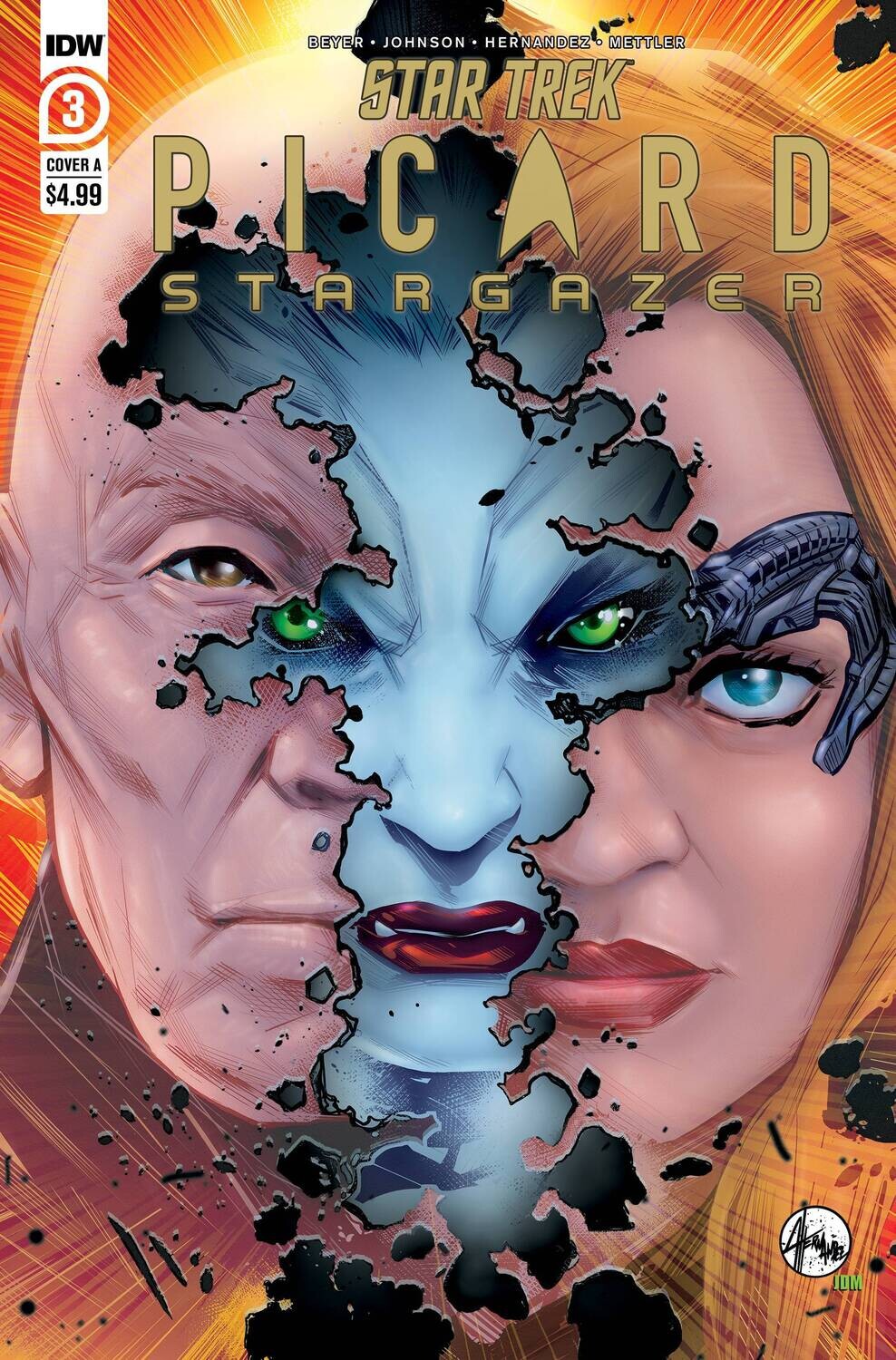 STAR TREK PICARD STARGAZER #3 CVR A HERNANDEZ
IDW COMICS
(02nd November 2022)