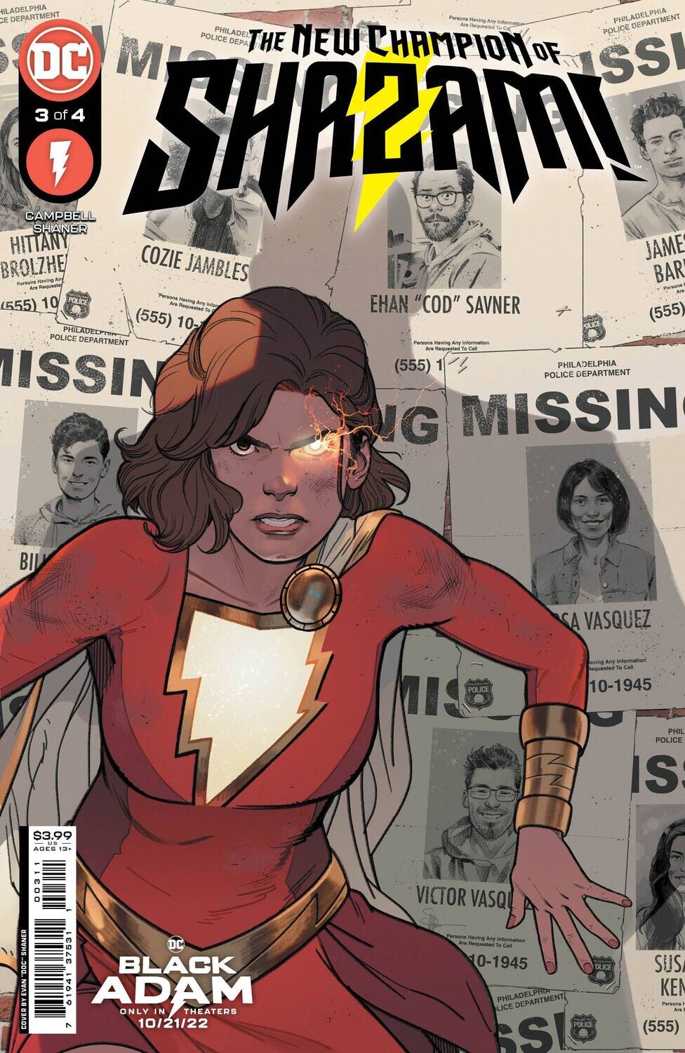 NEW CHAMPION OF SHAZAM #3 (OF 4) CVR A SHANER
DC COMICS
(02nd November 2022)