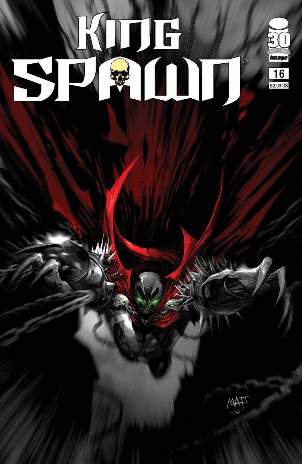KING SPAWN #16 CVR B MATTINA
IMAGE COMICS
(02nd November 2022)