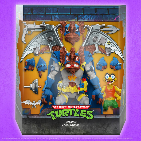 Super7 TMNT Wave 9 Ultimate Wingnut and Screwloose (Teenage Mutant Ninja Turtles) Super7 TMNT Wave 9 Ultimate Wingnut and Screwloose (Teenage Mutant Ninja Turtles)