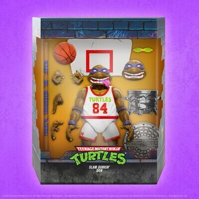 Super7 TMNT Wave 9 Ultimate Slam Dunkin' Donatello (Teenage Mutant Ninja Turtles)