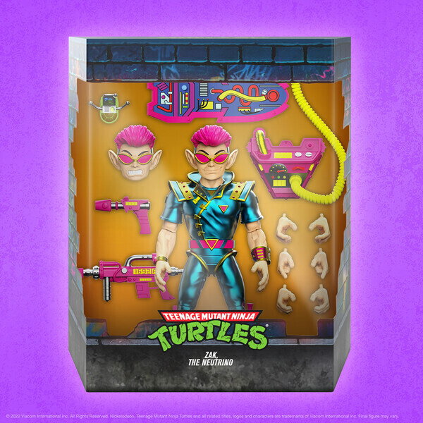 Super7 TMNT Wave 9 Ultimate Zak The Neutrino (Teenage Mutant Ninja Turtles)