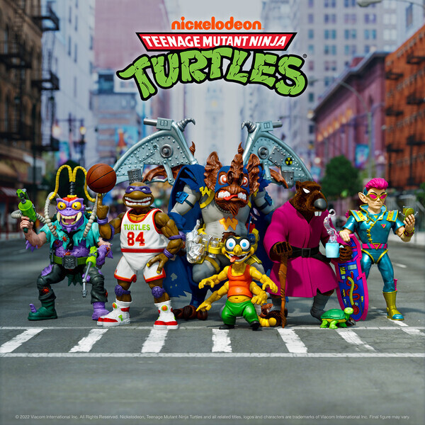 Super7 TMNT Wave 9 Ultimate SET OF 5 ACTION FIGURES (Teenage Mutant Ninja Turtles)