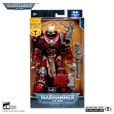 McFarlane Toys 7" Warhammer 40,000 Chaos Space Marine (Word Bearer) Gold Label Action Figure