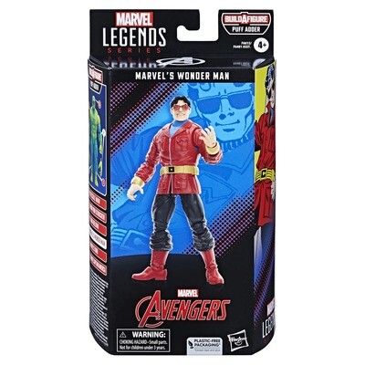 Marvel Legends 6" Avengers Wave - Wonder Man (PUFF ADDER BAF)
