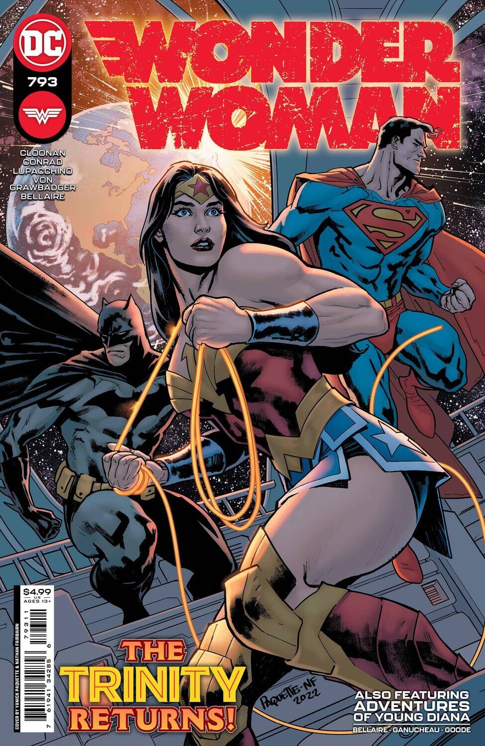 WONDER WOMAN #793 CVR A PAQUETTE
DC COMICS
(9th November 2022)
