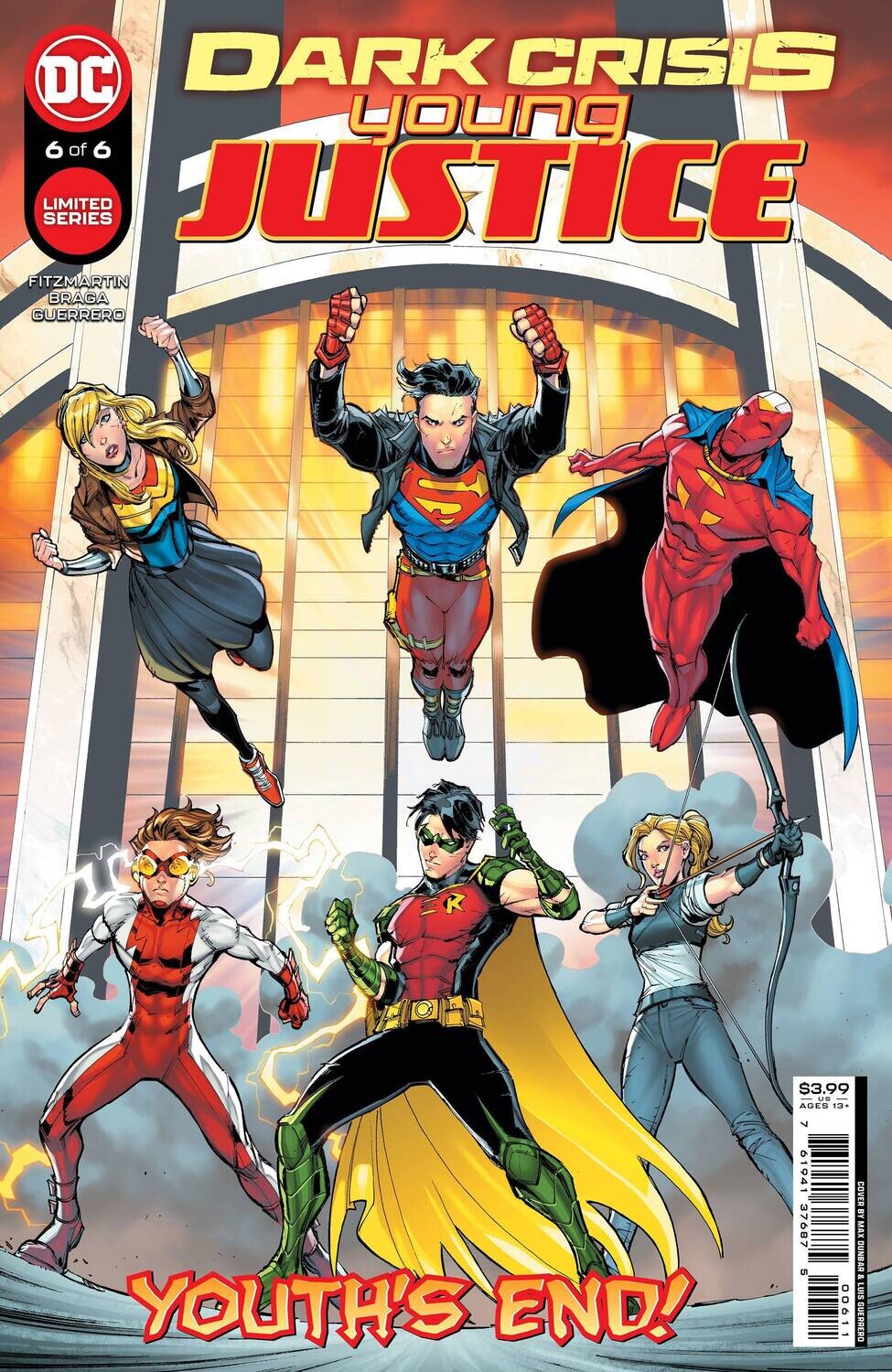 DARK CRISIS YOUNG JUSTICE #6 (OF 6) CVR A DUNBAR
DC COMICS
(16th November 2022)