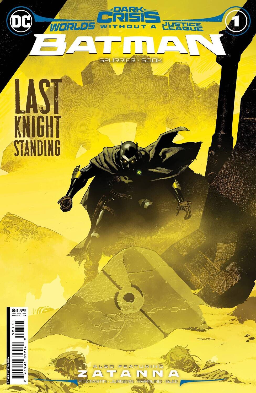 DARK CRISIS WORLDS WITHOUT A JL BATMAN (ONE SHOT) CVR A SOOK
DC COMICS
(16th November 2022)