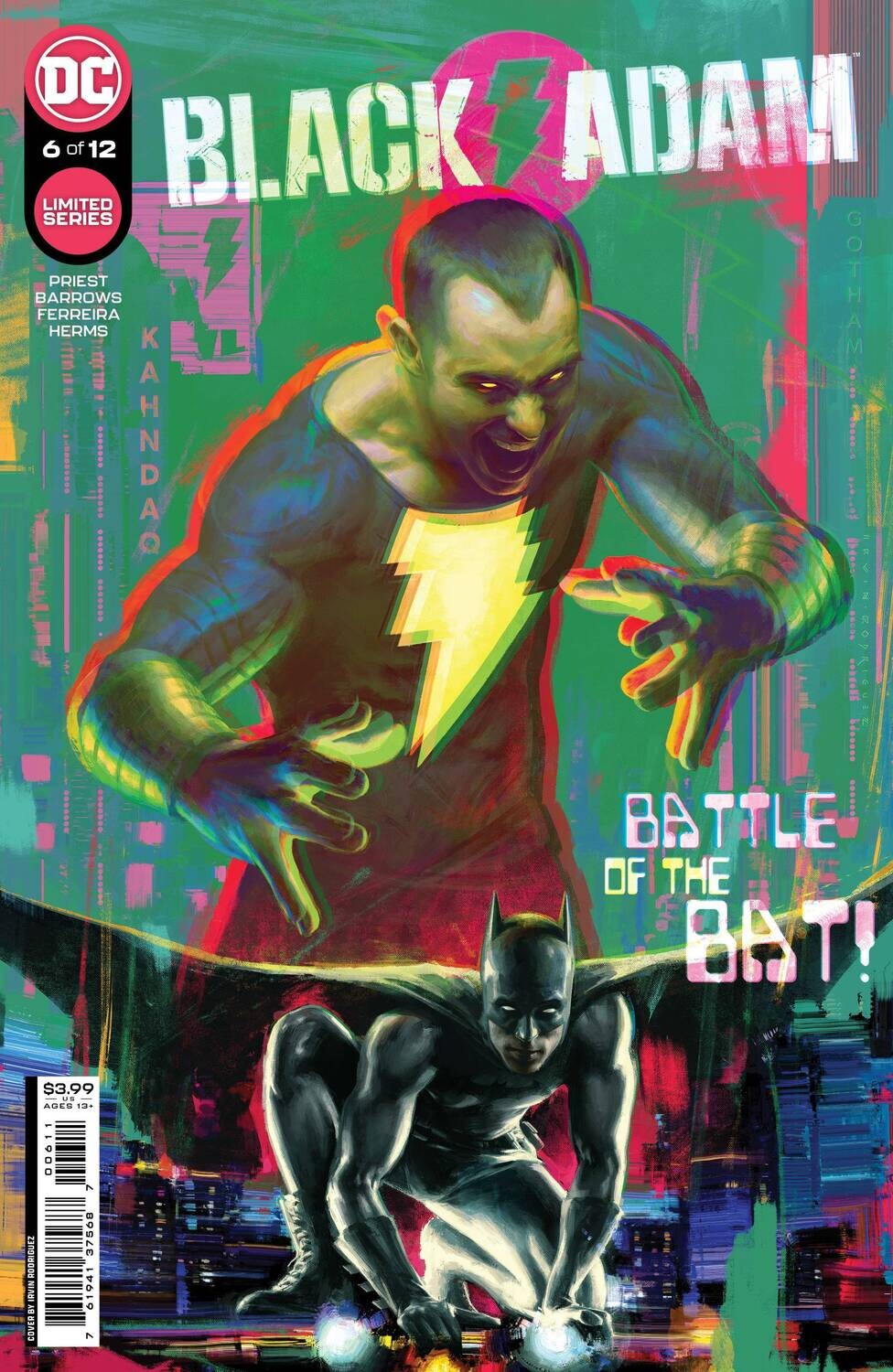 BLACK ADAM #6 CVR A RODRIGUEZ
DC COMICS
(16th November 2022)