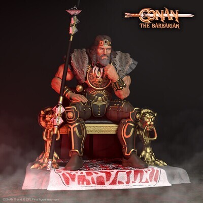 **PRE-ORDER** Super7 Conan the Barbarian Ultimates Wave 4 - King Conan with Throne of Aquilonia Set!