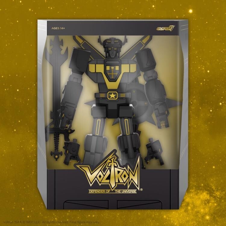 Super7 Voltron: Defender of the Universe Ultimates! Voltron (Galaxy Black) Figure