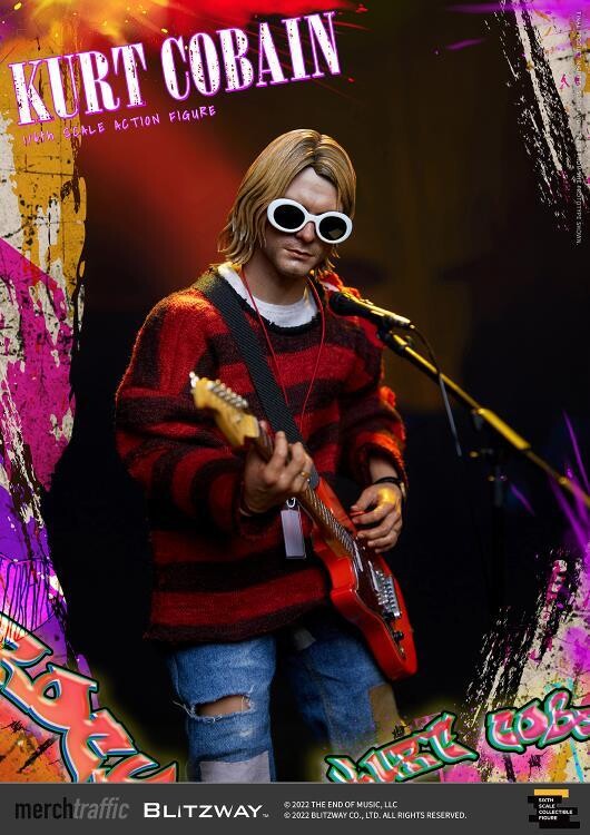PRE-ORDER** BLITZWAY Kurt Cobain 1/6 Scale Action Figure (With Bonus)