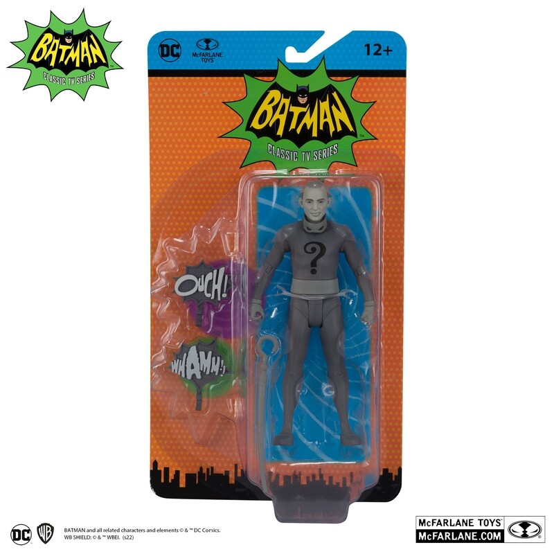McFarlane Toys - BATMAN 1966 - RETRO THE RIDDLER (BLACK AND WHITE TV VARIANT) ACTION FIGURE