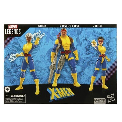 Marvel Legends 6" X-Men Forge, Storm, & Jubilee Action Figure 3-Pack
