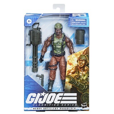HASBRO GI JOE CLASSIFIED SERIES HEAVY ARTILLERY ROADBLOCK EXCLUSIVE FIGURE