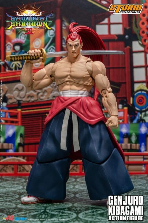 STORM COLLECTIBLES SAMURAI SHODOWN GENJURO KIBAGAMI FIGURE