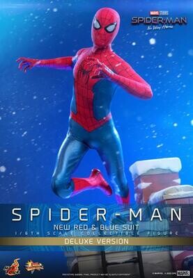 **PRE ORDER** Hot Toys Spider-Man NO WAY HOME Spider-Man (New Red and Blue Suit) Deluxe Edition