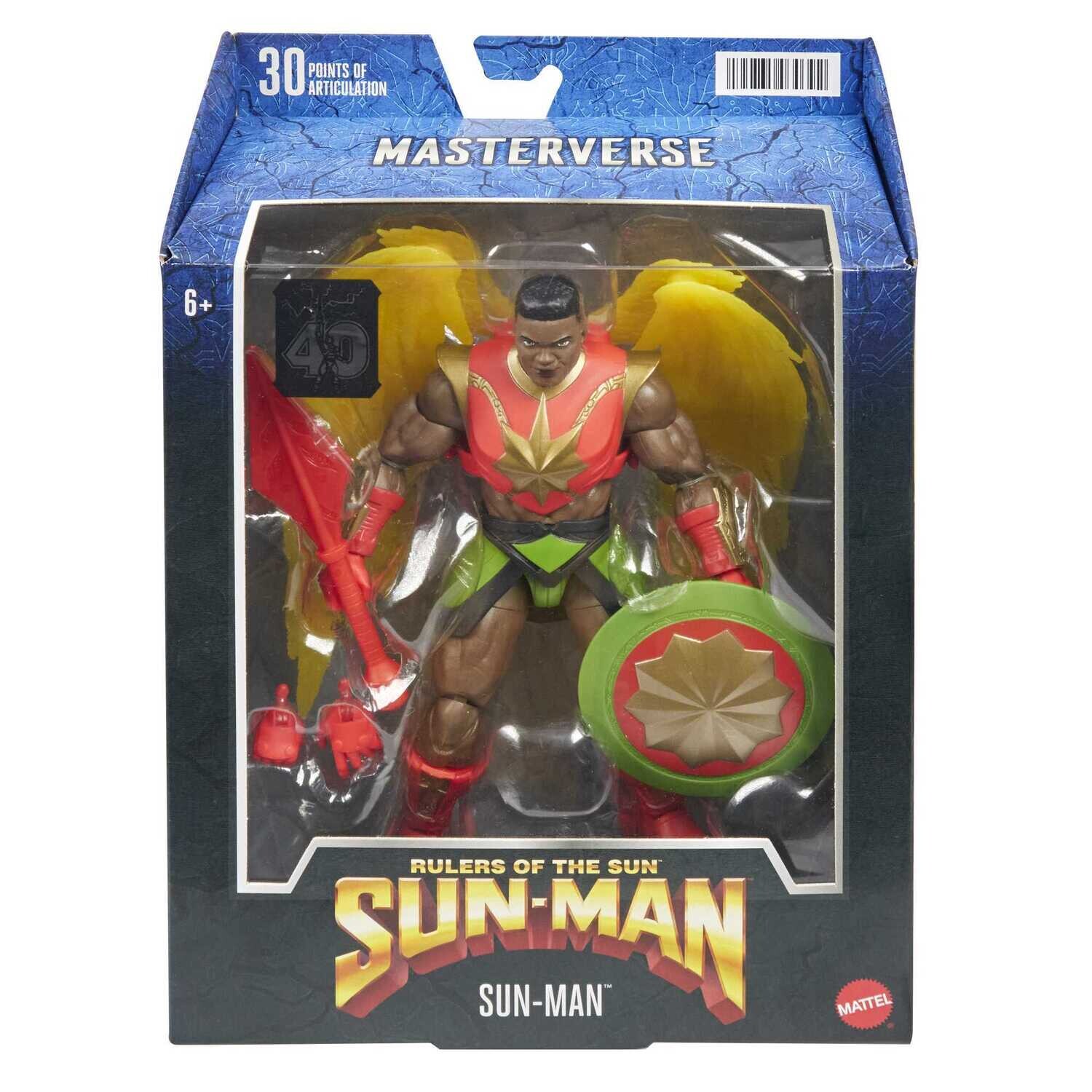 Masters of the Universe NEW ETERNIA SUN MAN Action Figure (MASTERVERSE)