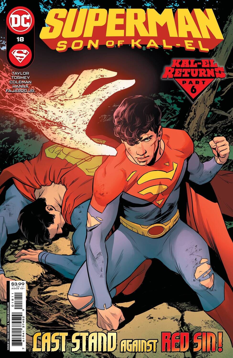 SUPERMAN SON OF KAL-EL #18 CVR A TRAVIS MOORE
DC COMICS
(28th December 2022)