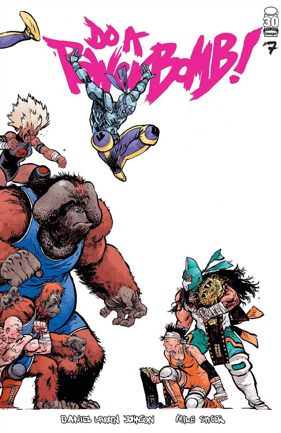 DO A POWERBOMB #7 (OF 7) CVR A JOHNSON & SPICER
IMAGE COMICS
(28th December 2022)