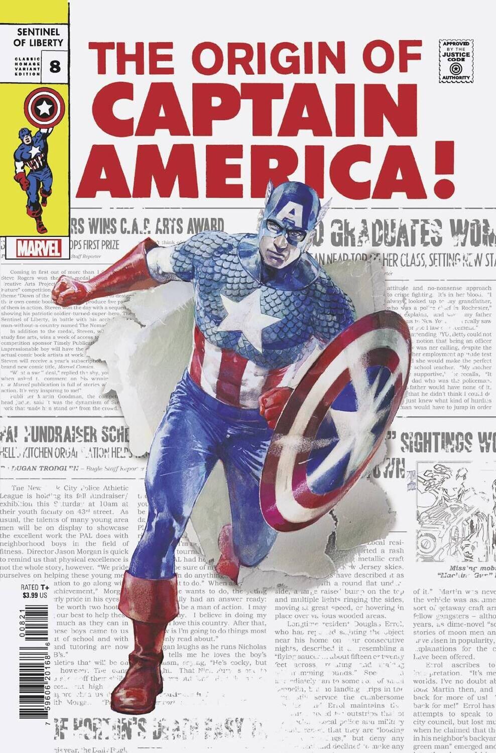 CAPTAIN AMERICA SENTINEL OF LIBERTY #8 CLASSIC HOMAGE VAR
MARVEL COMICS
(4th January 2023)