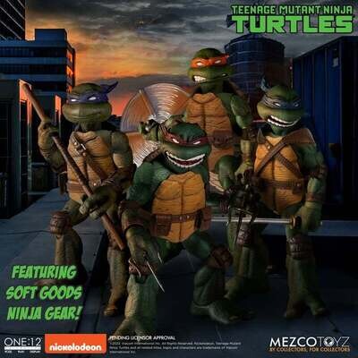 **PRE ORDER** MEZCO ONE:12 COLLECTIVE Teenage Mutant Ninja Turtles Deluxe Box Set (TMNT)