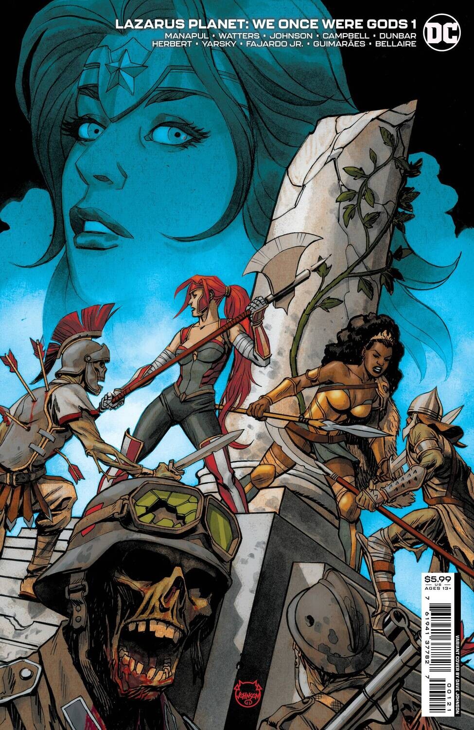 LAZARUS PLANET ONCE WERE GODS #1 (ONE SHOT) CVR B JOHNSON CA
DC COMICS
(25th January 2023)
