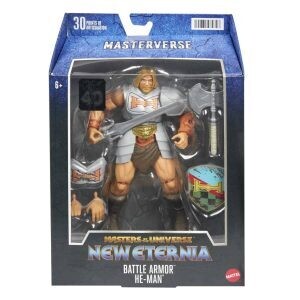 Masters of the Universe NEW ETERNIA: BATTLE ARMOR HE-MAN Action Figure (MASTERVERSE)